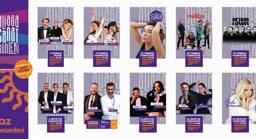 Aliağa Sanat Günleri Yaz Konserleri 2 Temmuz'da Başlıyor