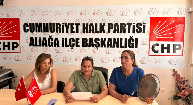 Cumhuriyet Halk Partisi (CHP) Aliağa İlçe Örgütü son günlerde art arda gelen zamları basın açıklamasıyla protesto etti.