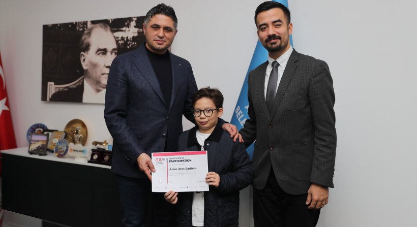 Dünya Birincisinden Başkan Serkan Acar'a Ziyaret