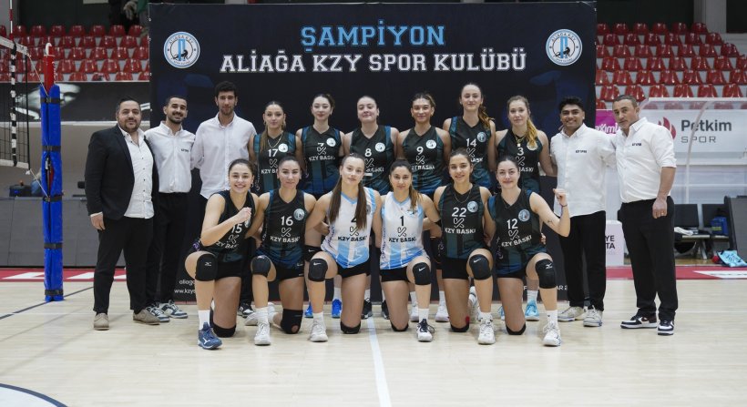 Aliağa KZY Spor Kulübü Tarihinde Bir İlk: Voleybol Kadınlar 1. Lige Yükseliyor